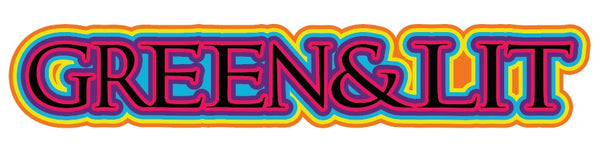 Green & Lit 80s Retro T-Shirt design for Men/Women 