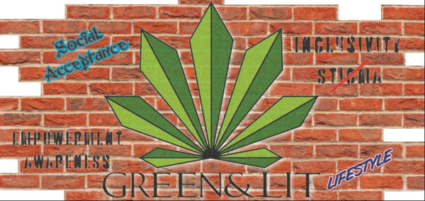 Green & Lit Desgin "Brick Wall" 