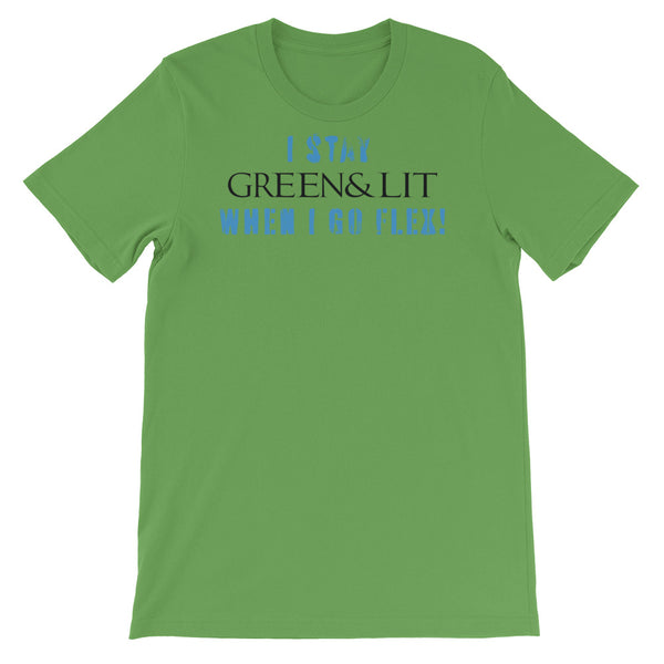 Green & Lit Go FLex Short-Sleeve T-Shirt for Men/Women