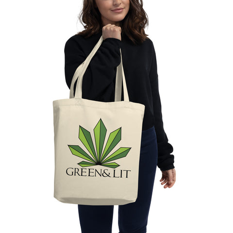 Green & Lit Organic Cotton Eco Tote Bag