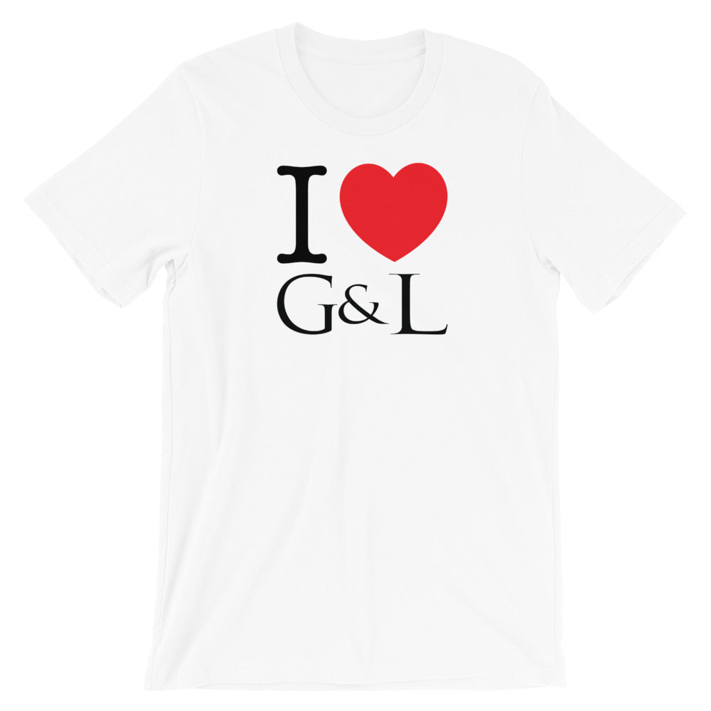 Green & Lit "I Love G&L" Short-Sleeve T-Shirt for Men/Women