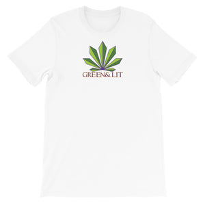 Green & Lit Special Edition Gold and Purple Logo T-Shirt