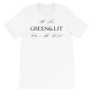 Green & Lit I Hustle Short-Sleeve T-Shirt for Men/Women