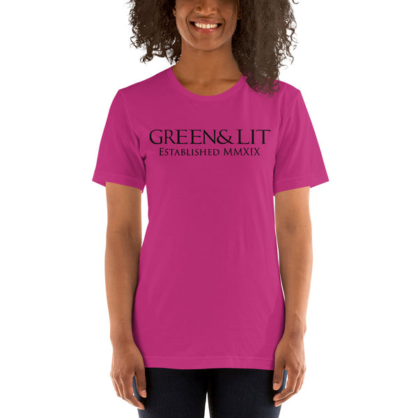 Green & Lit Established MMXIX T-Shirt for Men/Women