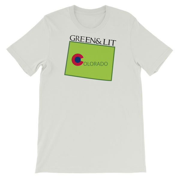 Green & Lit Colorado State T-Shirt for Men/Women