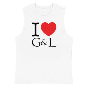 Green & Lit "I Love G&L" Tank Top for Men/Women