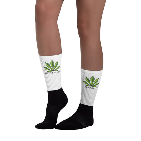 Green & Lit Socks for Men/Women