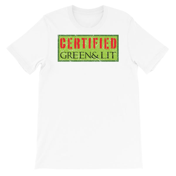 CERTIFIED Green & Lit Short-Sleeve T-Shirt for Men/Women