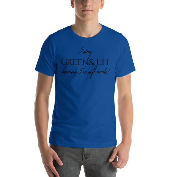 Green & Lit Self Made Short-Sleeve T-Shirt for Men/Women