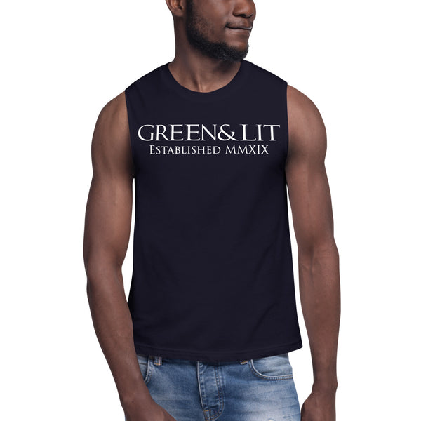 Green & Lit Established MMXIX Tank Top for Men/Women