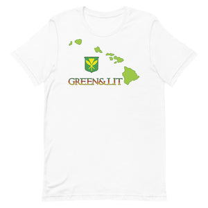 Green & Lit Hawaii Kanaka Maoli T-Shirt for Men/Women