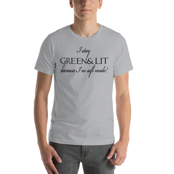 Green & Lit Self Made Short-Sleeve T-Shirt for Men/Women