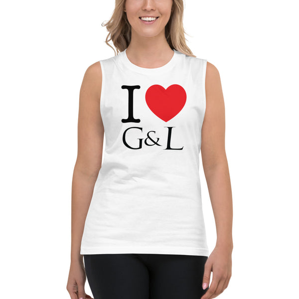 Green & Lit "I Love G&L" Tank Top for Men/Women