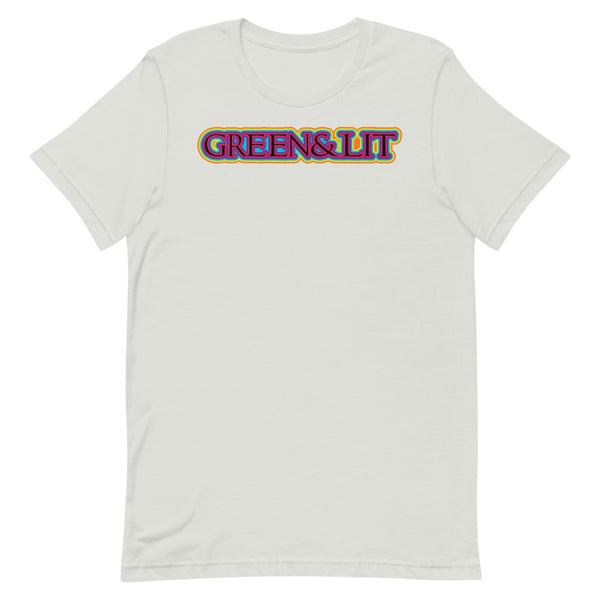Green & Lit 80s Retro T-Shirt for Men/Women 