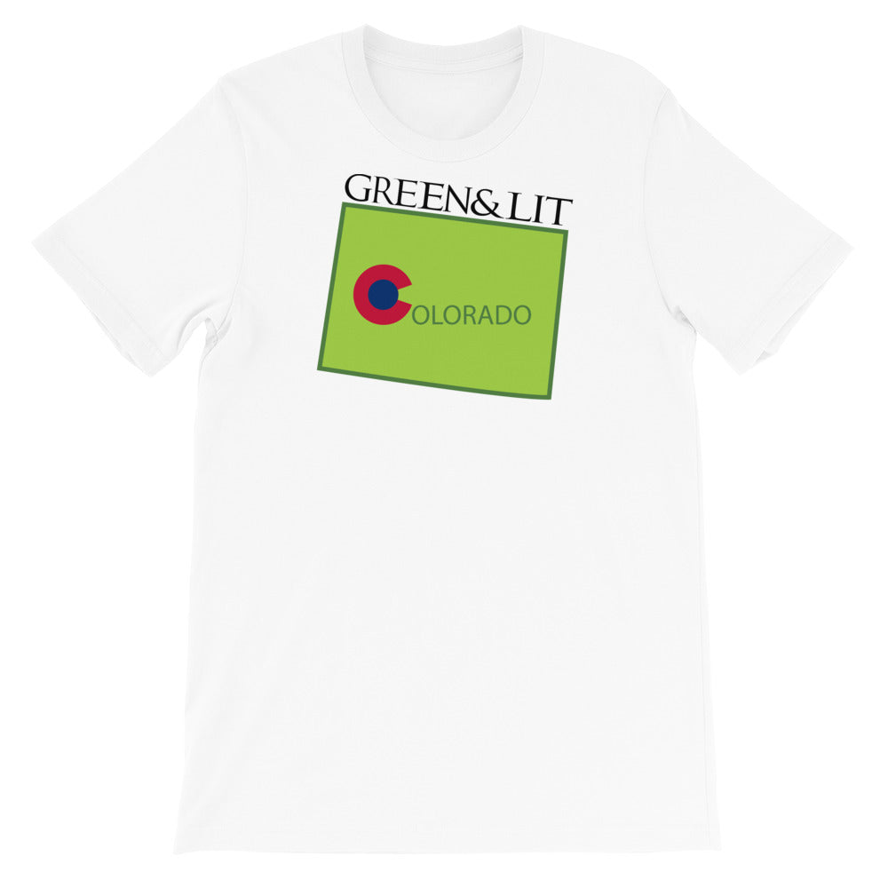 Green & Lit Colorado State T-Shirt for Men/Women