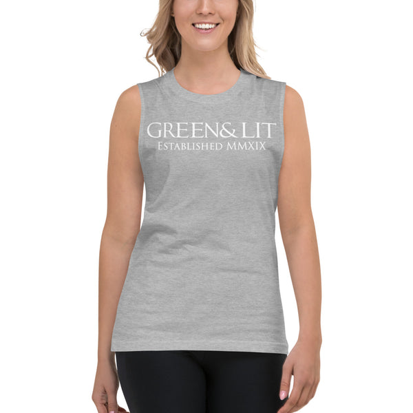 Green & Lit Established MMXIX Tank Top for Men/Women