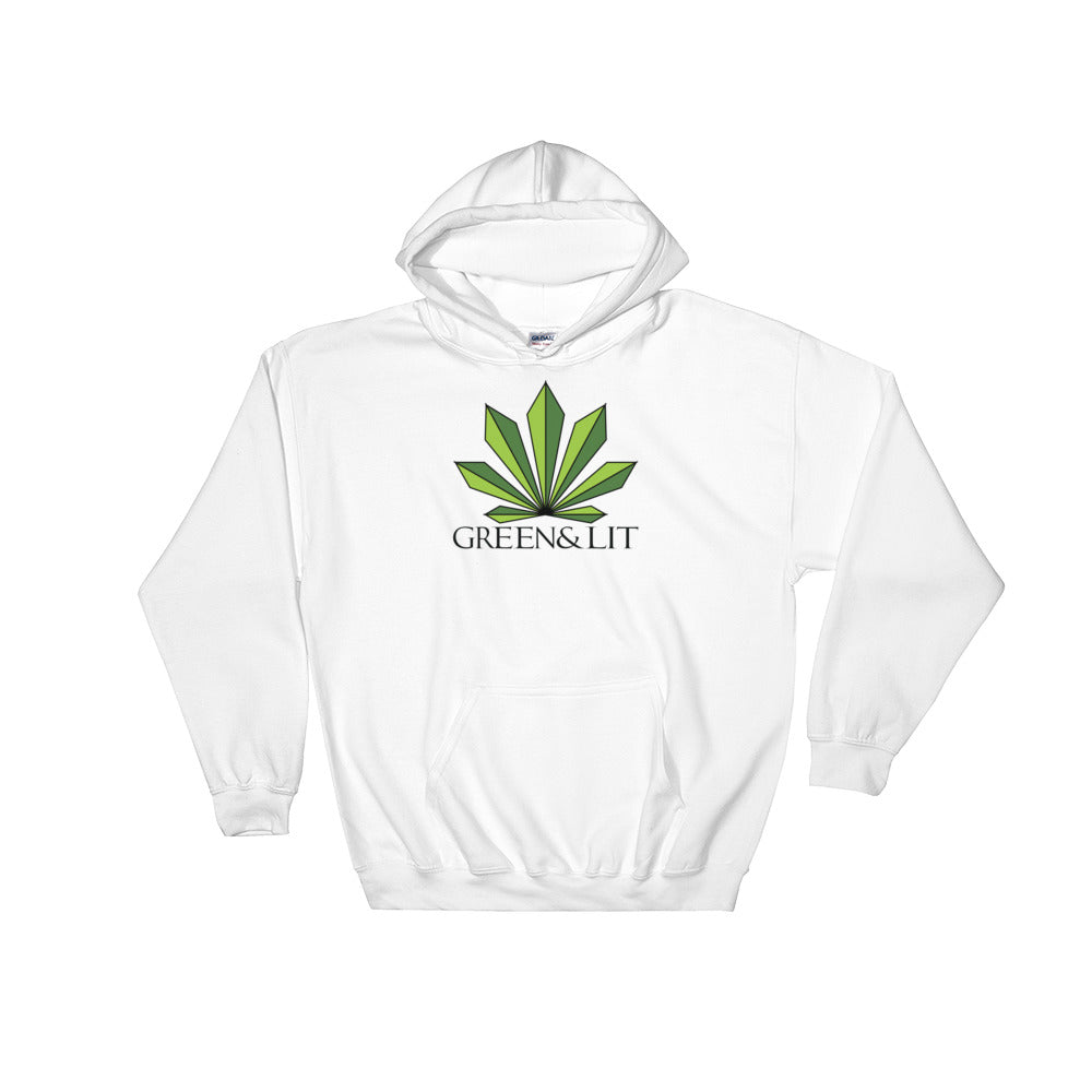 Green & Lit Hooded Sweatshirt for Men/Women 