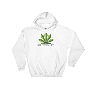 Green & Lit Hooded Sweatshirt for Men/Women 