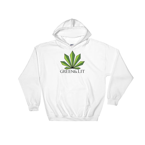 Green & Lit Hooded Sweatshirt for Men/Women 