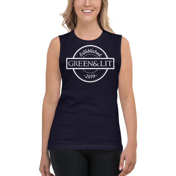 Green & Lit Established 2019 Tank Top for Men/Women 