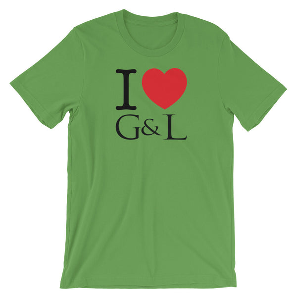 Green & Lit "I Love G&L" Short-Sleeve T-Shirt for Men/Women