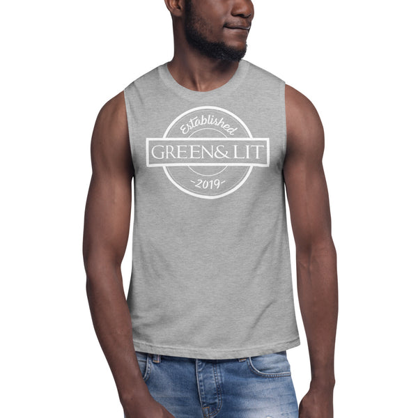 Green & Lit Established 2019 Tank Top for Men/Women 