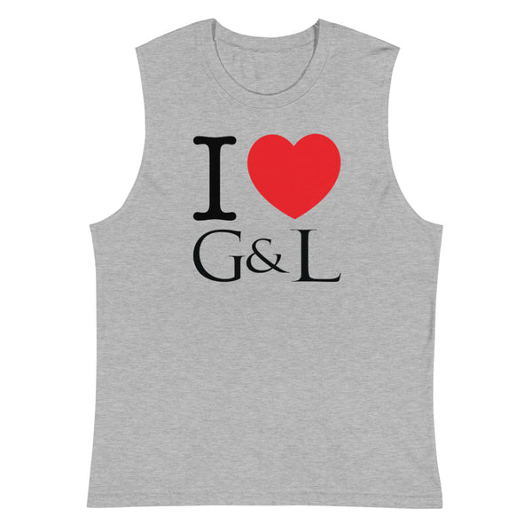 Green & Lit "I Love G&L" Tank Top for Men/Women