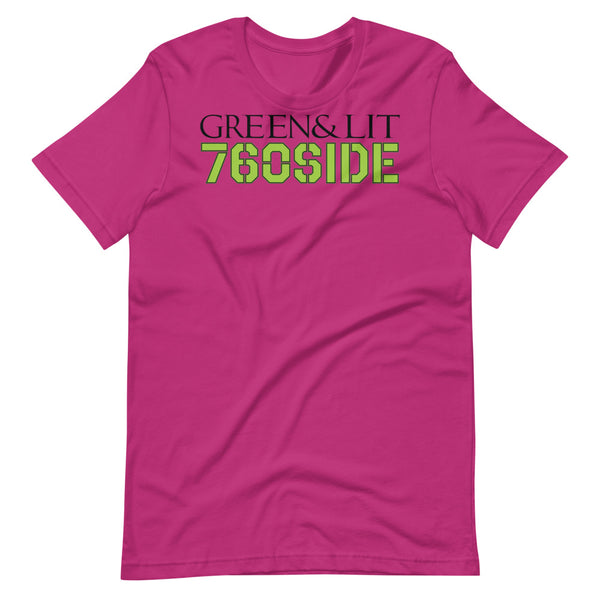 Berry Purple, Green & Lit, 760SIDE V3 Short-Sleeve T-Shirt for Men/Women