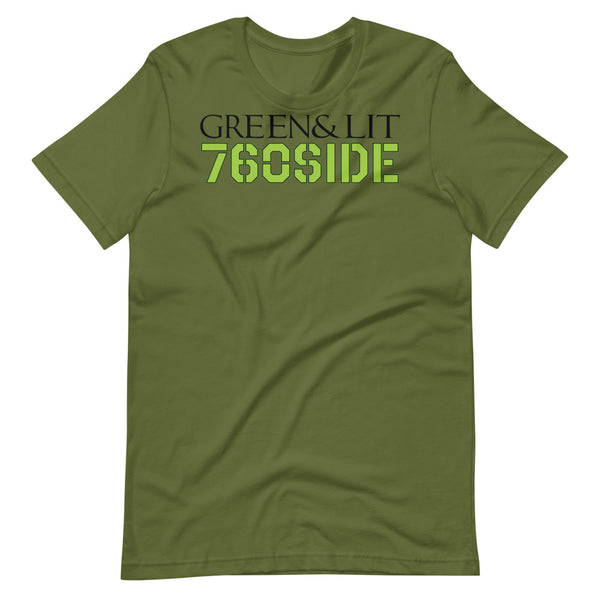 Olive Green, Green & Lit, 760SIDE V3 Short-Sleeve T-Shirt for Men/Women