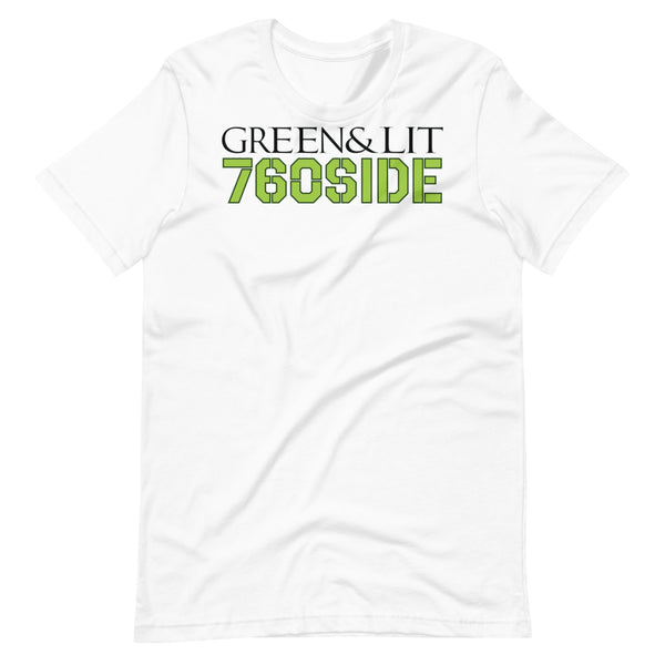 White, Green & Lit, 760SIDE V3 Short-Sleeve T-Shirt for Men/Women